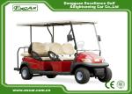 6 Seats ADC 48V 3.7KW Club Car Golf Cart With American Trojan Battery