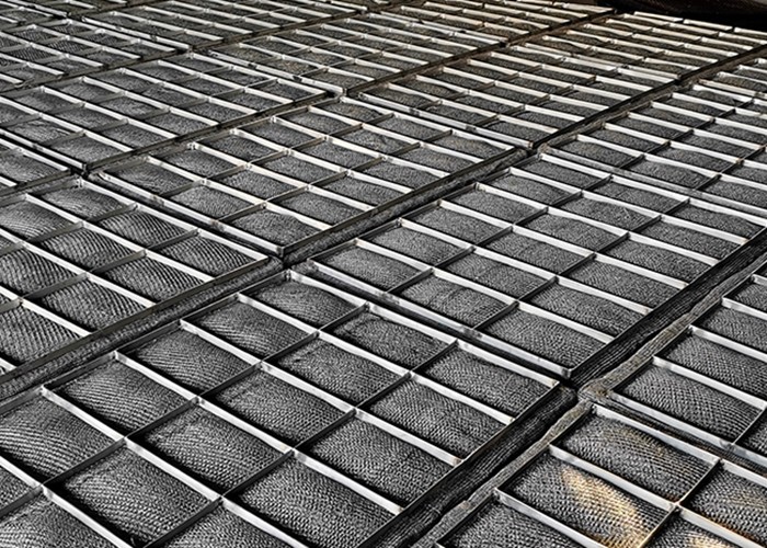 Rectangle Shape Wire Mesh Mist Eliminator Pads 400x500mm Anti Corrosion