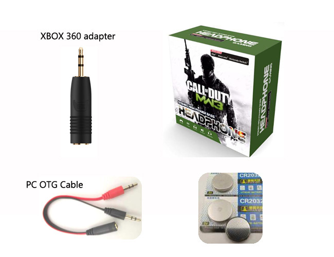 Portable Stereo Wired Computer Gaming Headphones Noise Reduction Soft PU Material