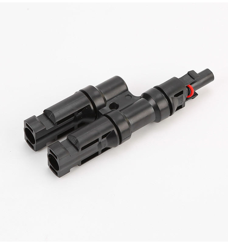 PA66 Y Waterproof Cable Connector For Parallel Connection Between Solar Panels