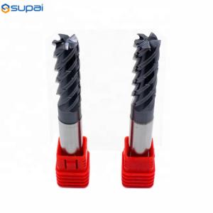 China 58HRC Helix Cutters Carbide End Mill Uneven Lead Unequally Pitched wholesale