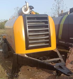 China Yellow Used Concrete Trailer Pump HBT8018C Sany 180kw 2200rpm wholesale