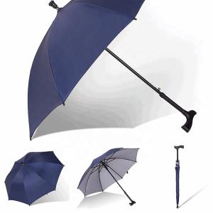 China Metal Frame Walking Stick Umbrella Printing Heat Transfer wholesale