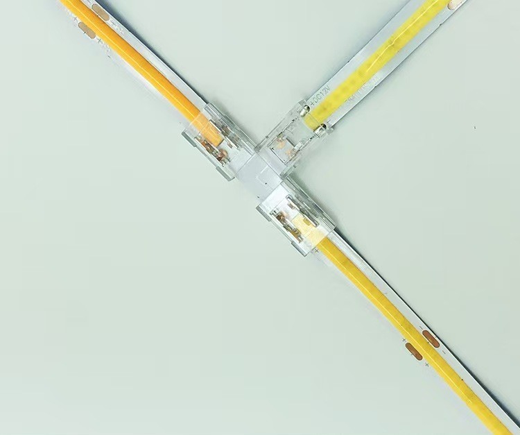 COB LED Strip Connector Waterproof IP67 Quick Plug & Play 24V/12V Compatible Wholesale Lighting Accessories