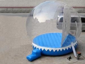 China Transparent Inflatable Bubble Tent , Inflatable Bouncer For Kids wholesale