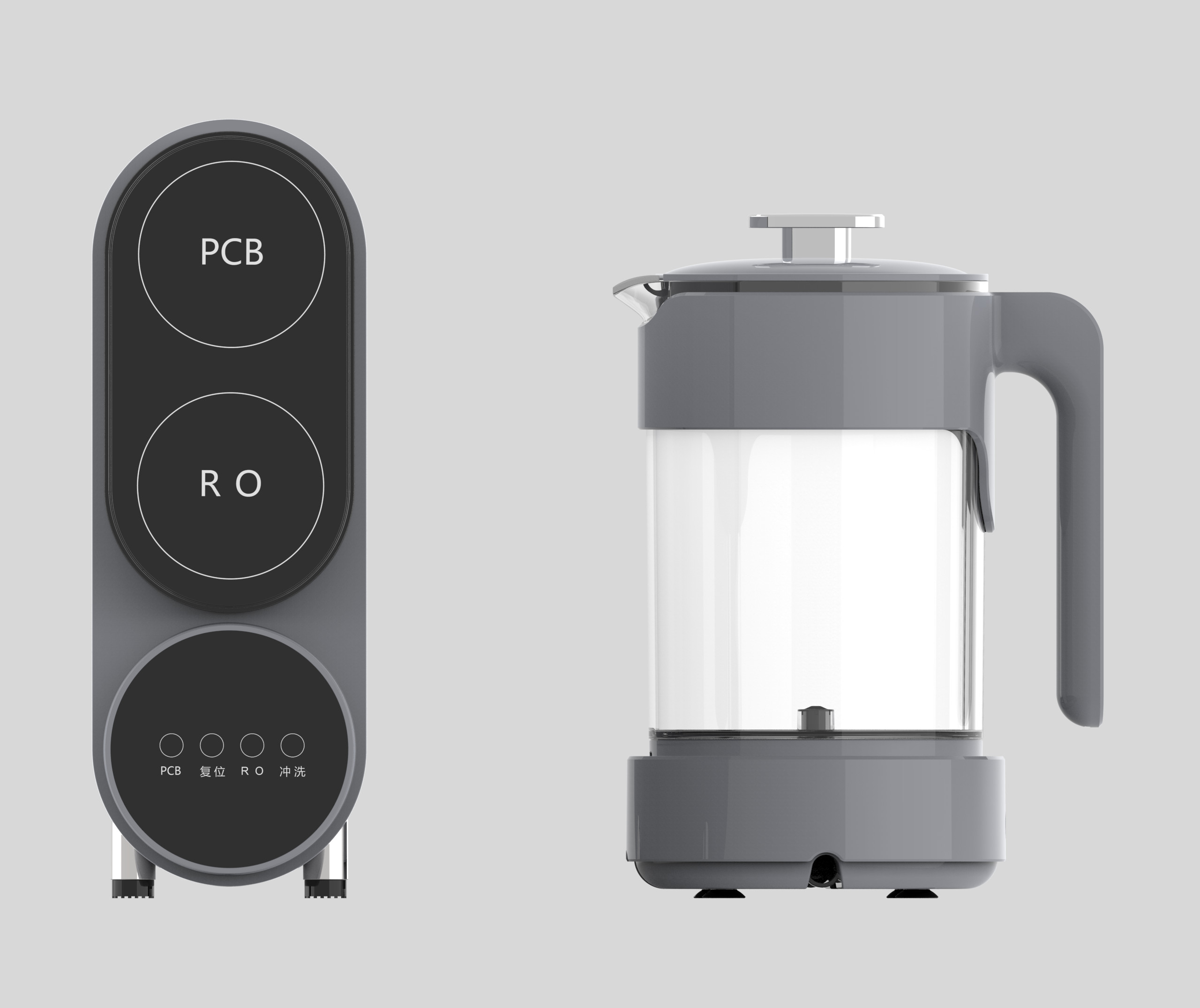 200 GPD 0.5l/Min Reverse Osmosis Water Purifier 2000L Under Sink Water Filter With Kettle​