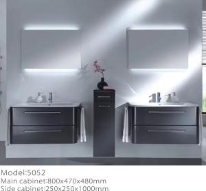 China PVC Plywood Bathtub Floating Bathroom Vanity Modern Cabinets wholesale