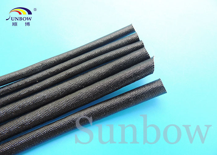 Flexible UL VW-1 Acrylic Coated Fiber Glass Sleeving / Sleeves for Insulation Wear Resistance