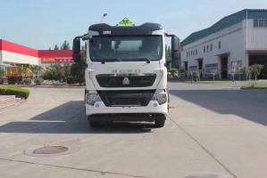 China Hazardous Chemical Transporter Truck With HW76 Cabin ZZ1317N4667W 8X4 Euro 2 wholesale