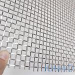 Crimped Architectural Mesh Metal Stainless Steel 304 Square Holes