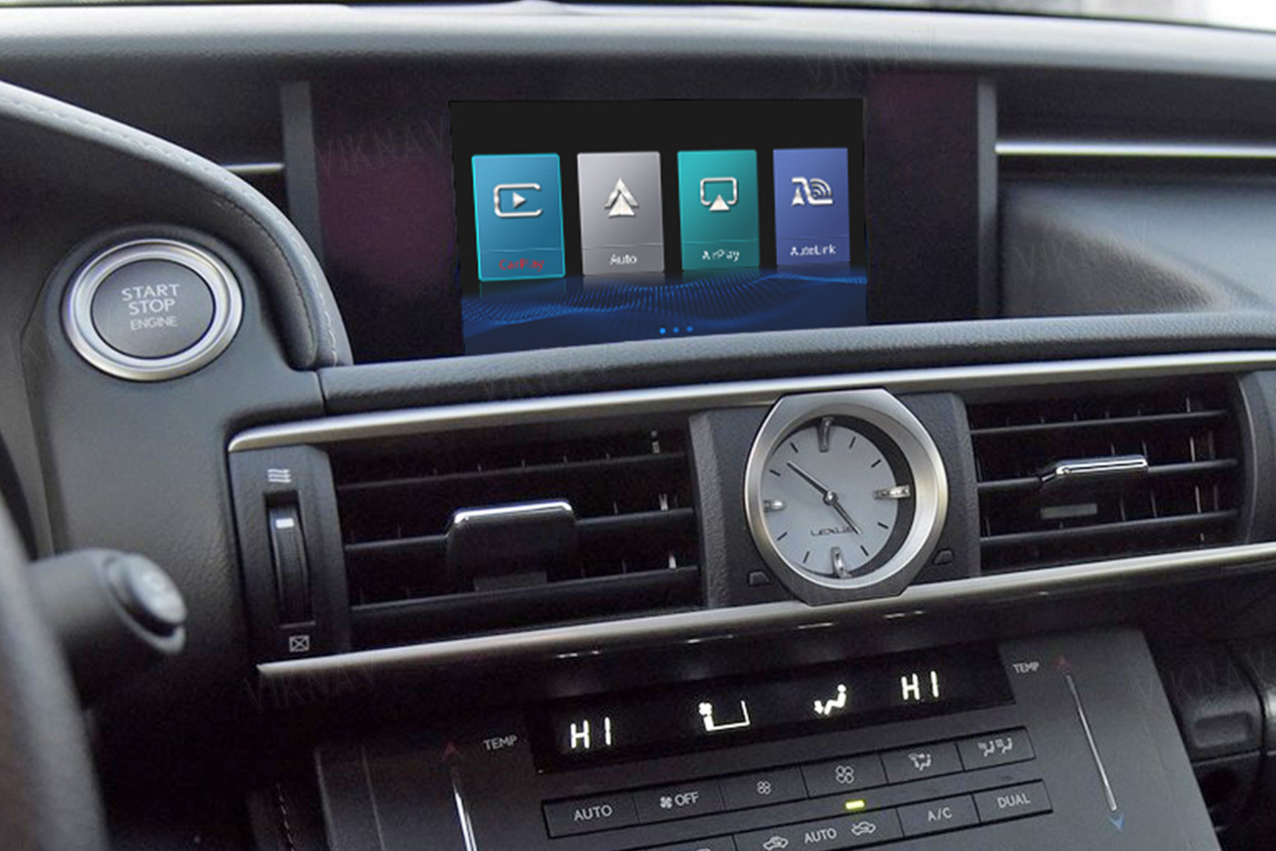 Viknav Fit For Original Car Screen Linux System For Lexus RC 2015 2016 2017 2018 Wireless Apple CarPlay Android Auto