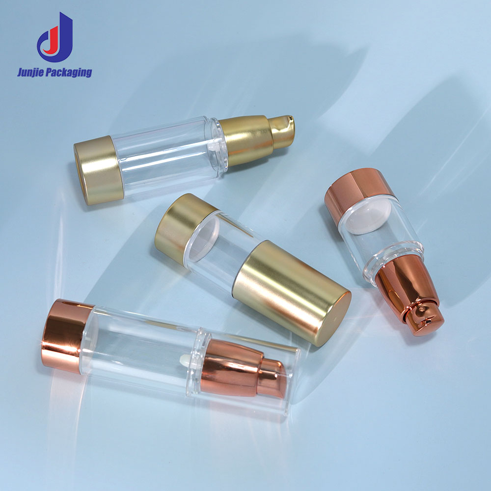 20ml 30ml Airless Bottles / Luxury Cosmetic Packaging Bottle For Foundation Face Cream