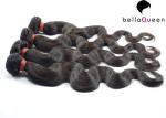 Body Wave Natural Black 1b Grade 7A Virgin Hair Human Hair Weaving Thick End