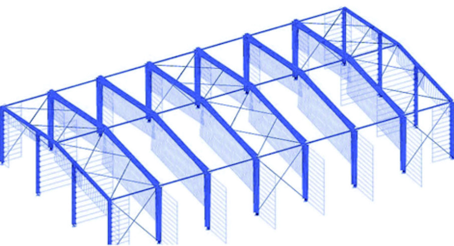 Metal Light Weight Prefab Structural Steel Office Building / Hangar / Workshop /Warehouse