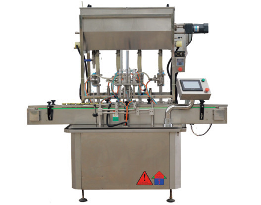 GMP / CE Standard Sauce Paste Bottle Filling Machine Used In Pharmaceuticals