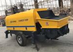 Electric Motor Trailer Concrete Pump , Industrial Peristaltic Concrete Squeeze