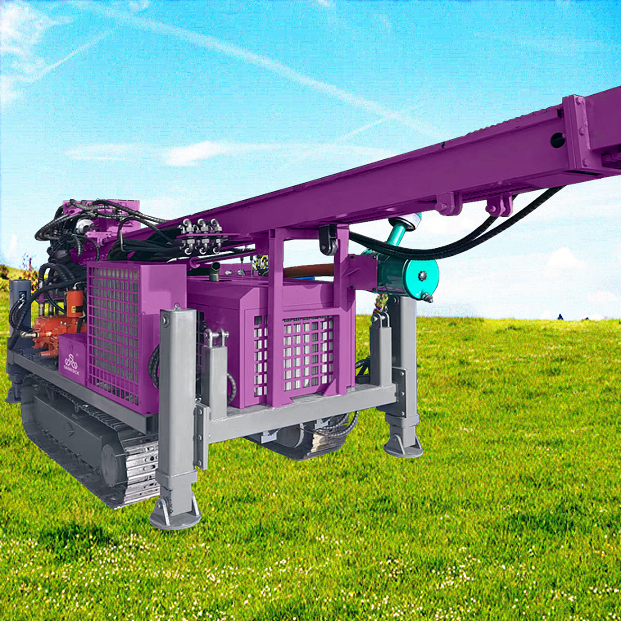 Geological Exploration Core Drill Machine 400m Depth Hydraulic Core Sample Drilling Rig