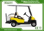 EXCAR Yellow 48V Electronic Golf Carts CHAFTA Approved 3.7KW ADC Motor