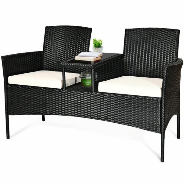 Outdoor Garden Cafe Camping Patio Courtyard Chair Party PE Rattan Wicker