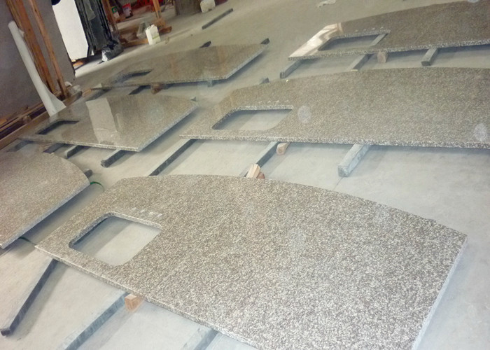 G664 Bainbrook Brown Granite Look Countertops With Rounded Corners