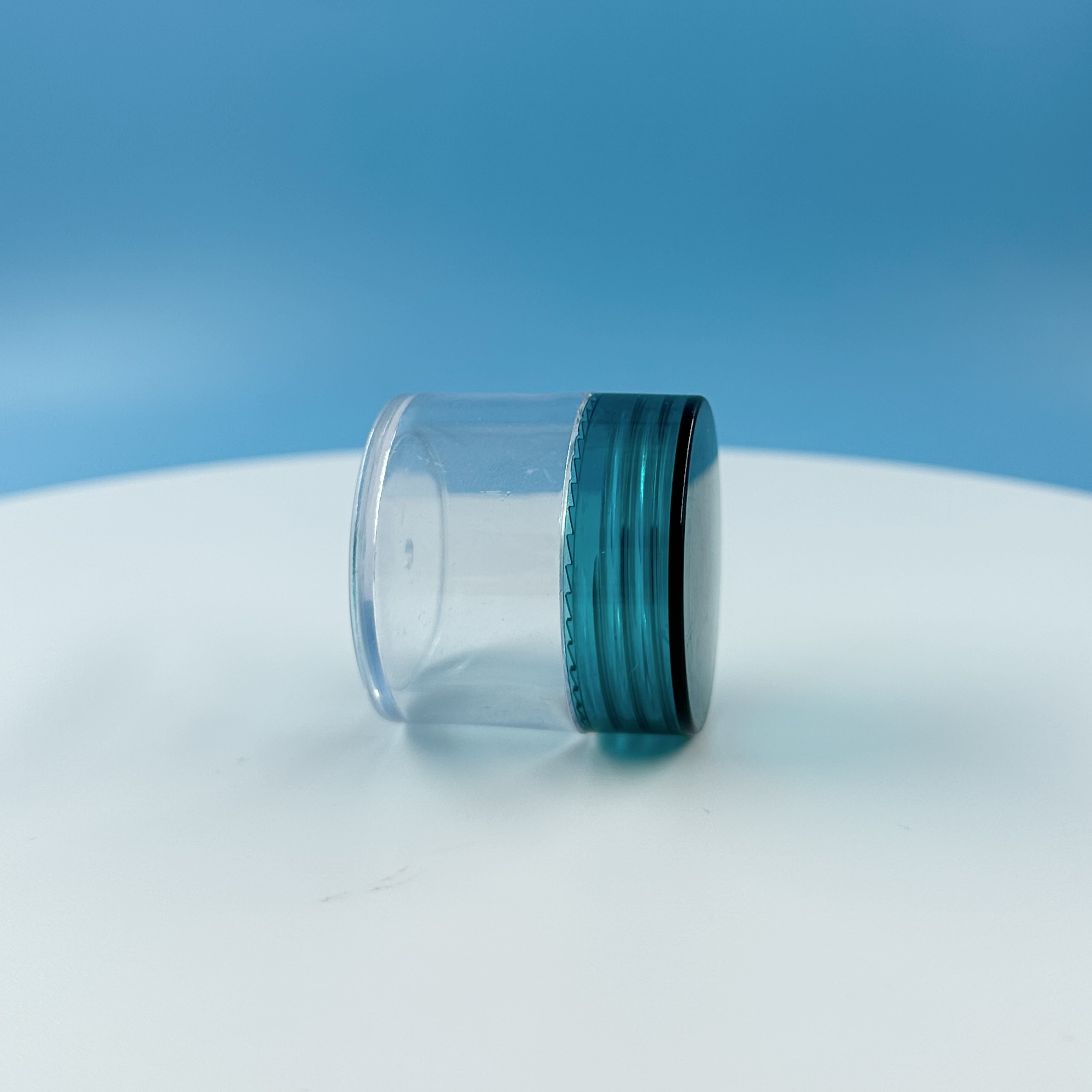 20ml Cosmetic Container Empty Jar PS Clear Plastic Jar with Lid