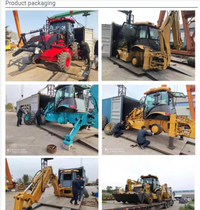 4x4 Retroexcavator Loader with WEICHAI Engine and Hydraulic Valve Integration