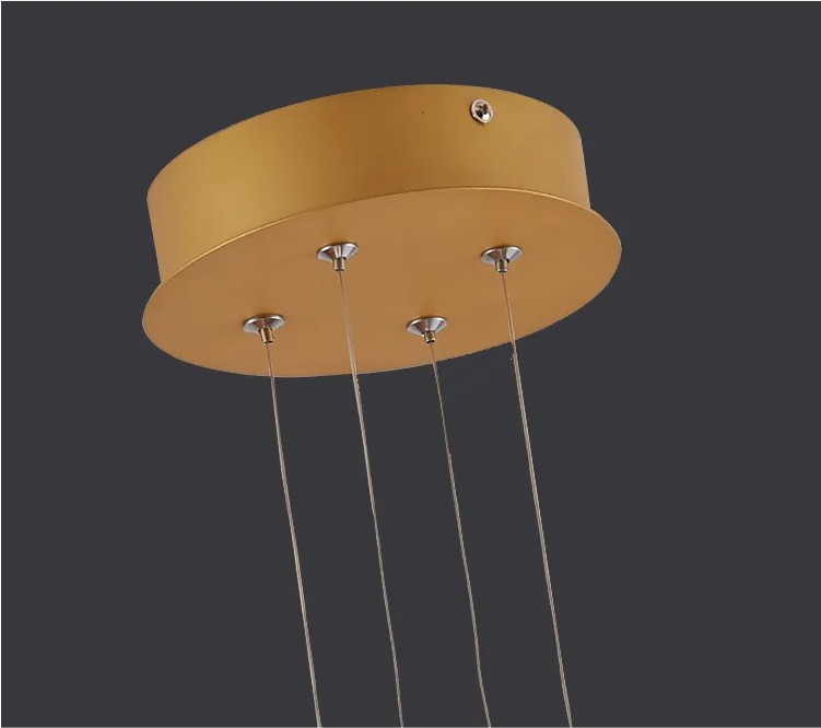 Lightweight Simple Kitchen Island Modern Ring Chandelier LED Pendant Circle Lights 19W 25w