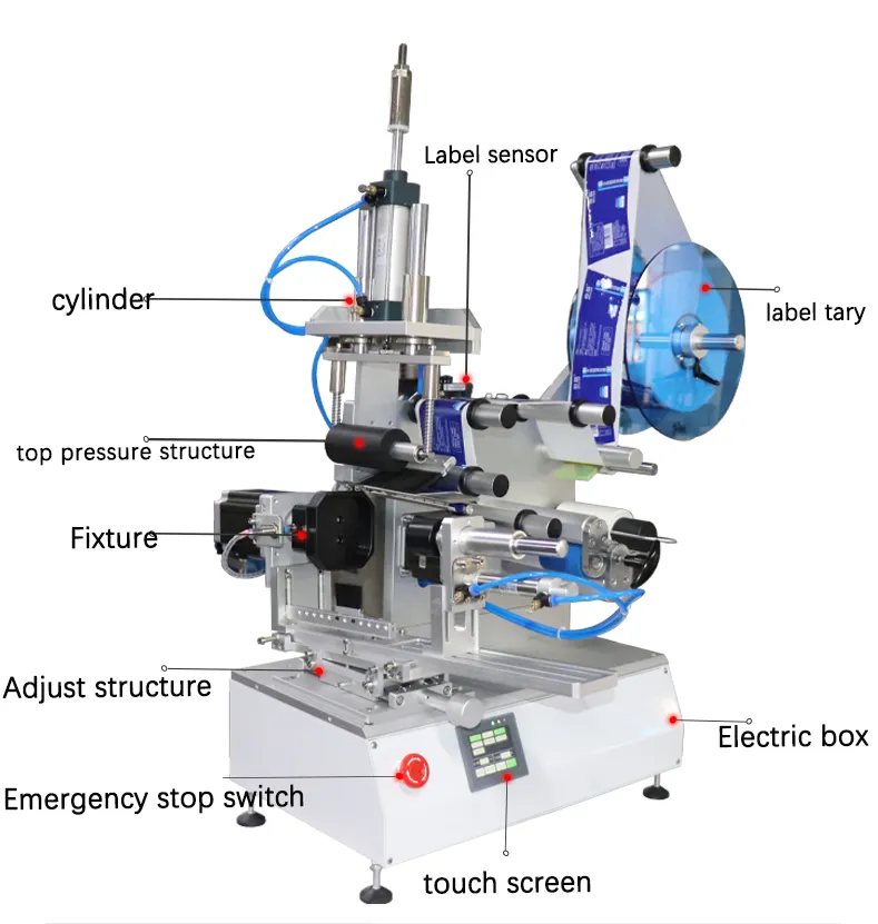 Semi-Automatic Square Bottle Labeling Machine for Flexible Labeling Solutions