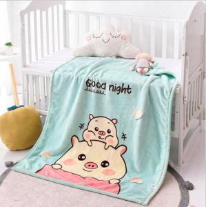 China Super Soft Polyester Fleece Blanket , Woven Flannel Fleece Throw Blanket wholesale