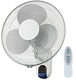 China Air Cooling 50 HZ Electric Wall Fan With Remote Control 16 Inch 3 Blade wholesale