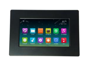 China Steel Housing Panel Mounted Industrial High Bright Grade Touch Panel PC 7 Inch wholesale