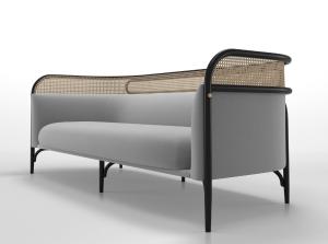 China Modern Design Restaurant Bench Seating With Wooden / Steel Skeleton wholesale