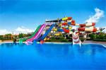 Commercial Aqua Water Theme Park Swimming Pool Rides Fiberglass Slide