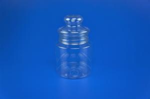 China 211# 600ml plastic pet jars containers packaging for organic almond flour wholesale