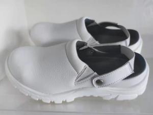 China Anti Static Metal Cap Clean Room Safety Shoes Semi Slipper ISO9001 PU wholesale