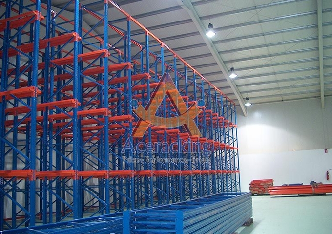 Warehouse Heavy Duty Pallet Racks Drive In Through Racking System Drive-in System factory 5