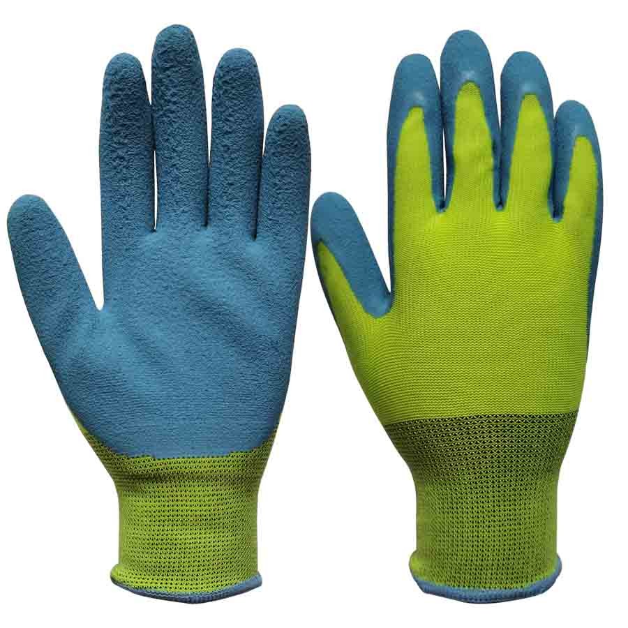 Hysafety S to XL Latex Coated Work Gloves Firm Grip Pine Tree Gardening Gloves