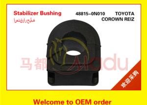 China Crown TOYOTA Front Stabilizer Bushings , Round Rubber Bushings 48815-0N010 wholesale