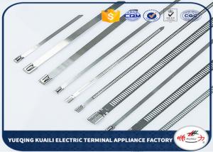 China Stainless Steel 304/316 Nylon Cable Ties self locking metal cable ties wholesale