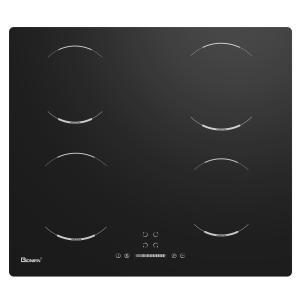 China 4 Burner Electric Cooktop 220V-240V 24 Inch Built In Induction Cooktop 6400W wholesale