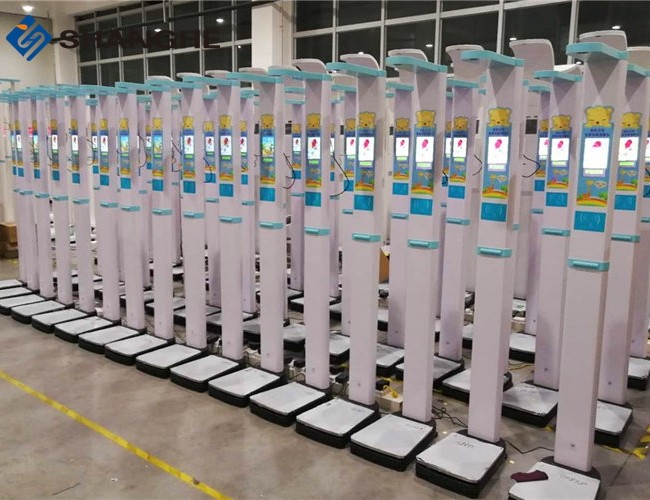 Ultrasonic 200kg 210cm Height And Weight Balance For Children