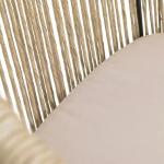 Modern Design AJUNION Metal 4 Seater Garden Bar Set Rattan Weave Outdoor Dining