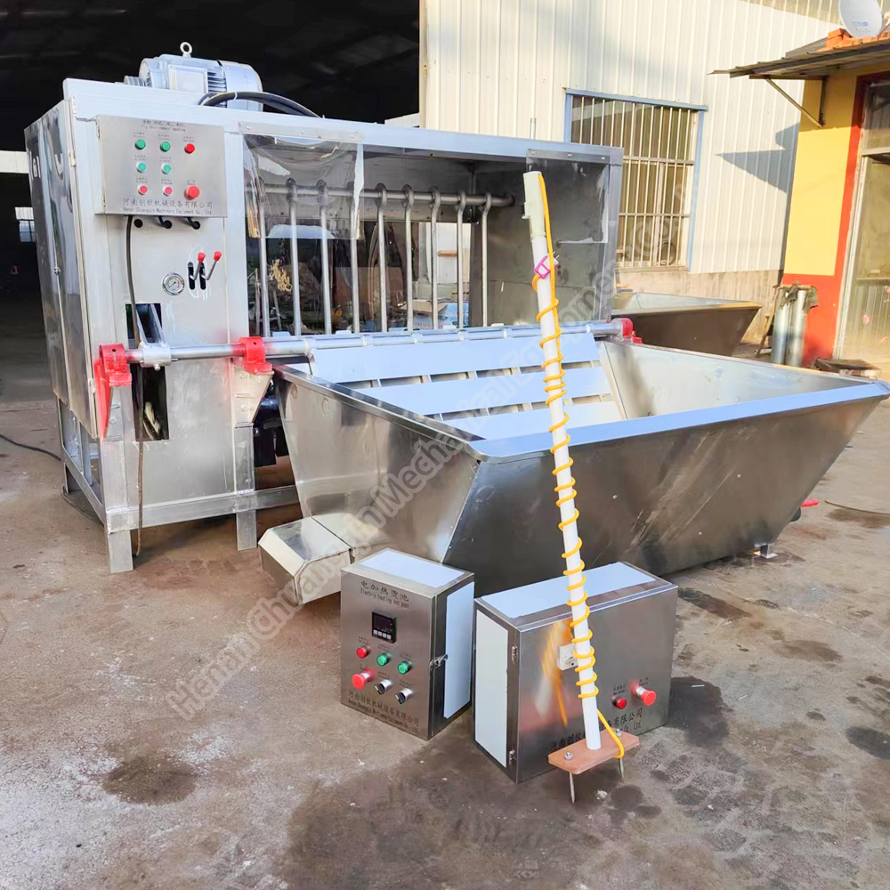 Large Pig Slaughterhouse Equipment Pig Dehair Machine Pig Hair Removal Dehairing Machine For Pig Hair Removal Machine