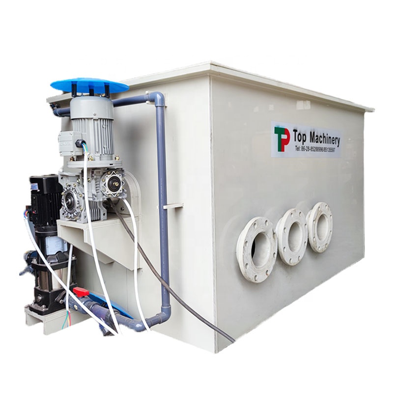 PP Shell TOP RAS Aquaculture Fish Farm Water Treatment Rotary Drum Filter for Koi Pond 2022