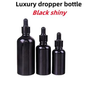 China 5ml Black Glass Dropper Bottle OEM 15 Ml Amber Glass Bottles wholesale