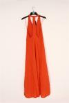 Longline Ladies Dress Clothing 100% Viscose Red Camisole Dress