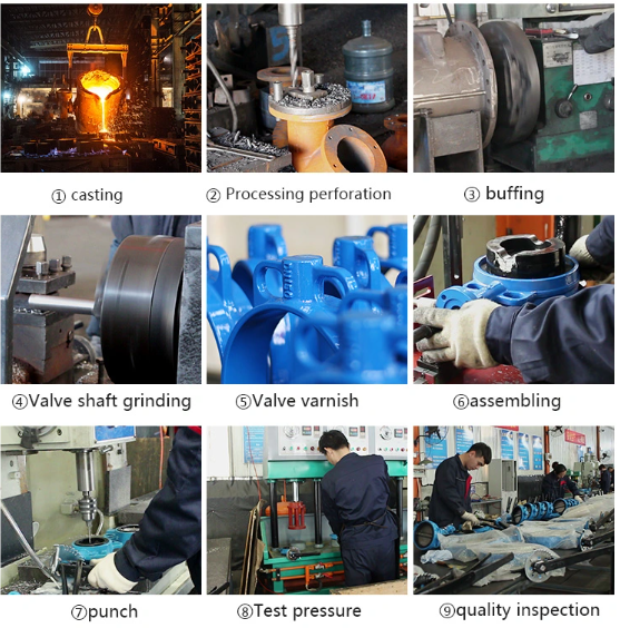 Ductile Iron Manual Elastic Soft Sealing Gate Valve DN50 100 150 for Water Media