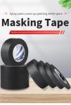 Painters Tape Painting Black Strong Masking Tape Temperature Resistance