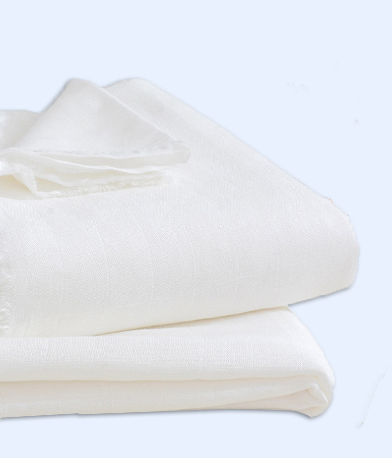 Double Soft Baby Swaddle Nursing Cover 40S Soybean Cotton Woven Fabric