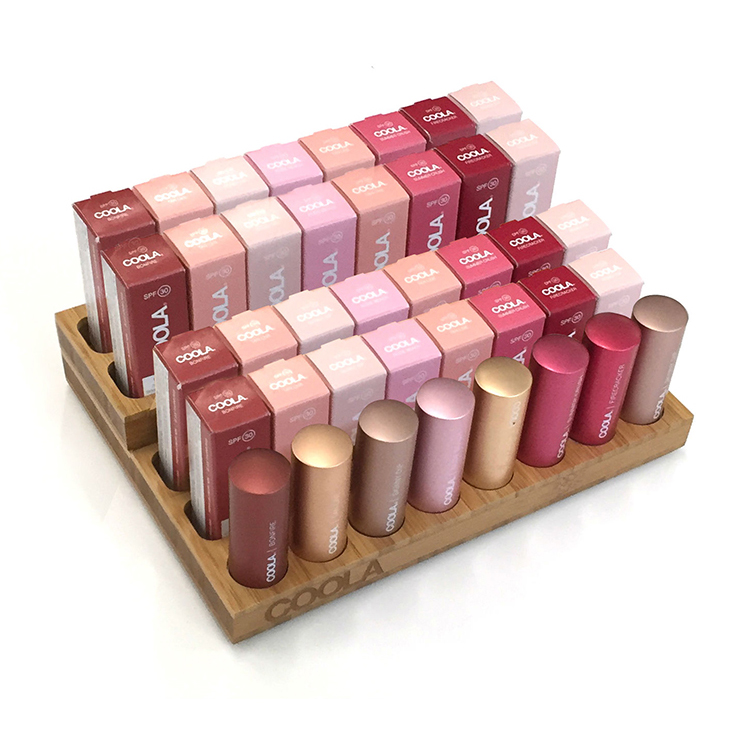Countertop Essential Oil Display Rack Bamboo Wooden Essential Oil Display Stands Boutique